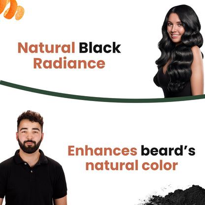 Herbal Hair & Beard Color | Black | 50g