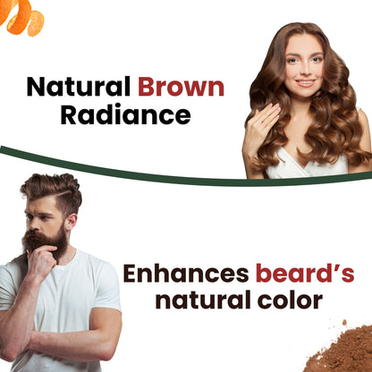 Herbal Beard & Hair Color - Natural Brown | 50g