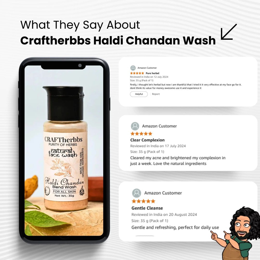 Herbal Haldi Chandan Blend Face Wash