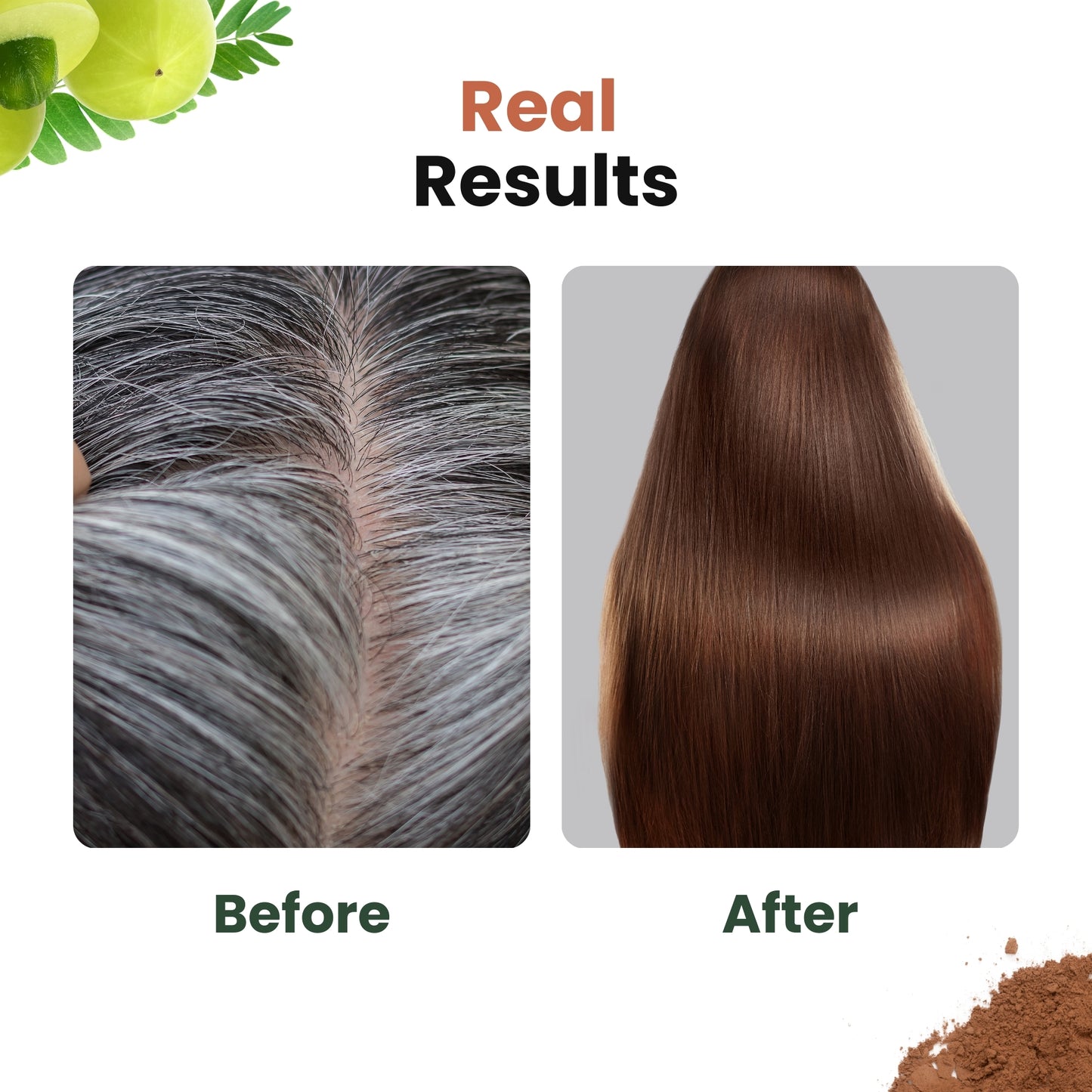 Herbal Beard & Hair Color - Natural Brown | 50g