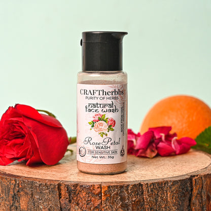 Herbal Rose Petal Face Wash | CRAFTherbbs